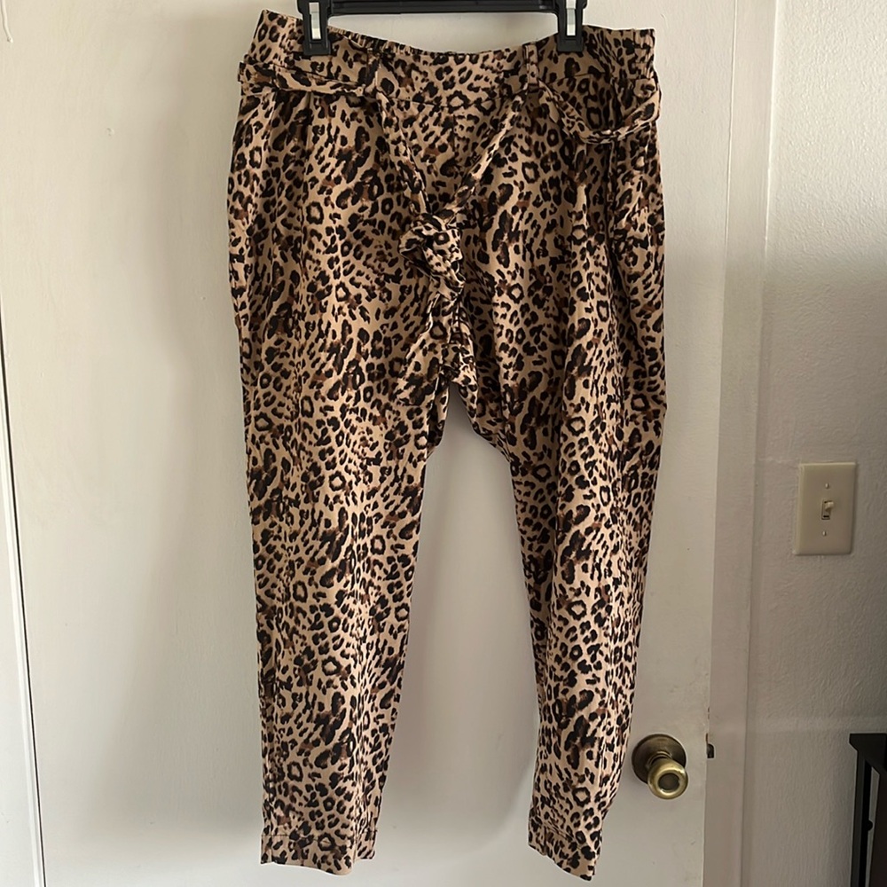 Leopard Print Women's Pants